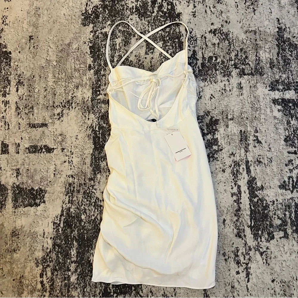 amanda uprichard jasalina side ruched dress bridal - Picture 4 of 11